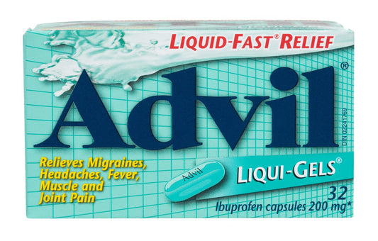 Advil Liqui-Gels Ibuprofen 200 mg Capsules, 32 count