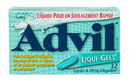 Advil Liqui-Gels Ibuprofen 200 mg Capsules, 32 count