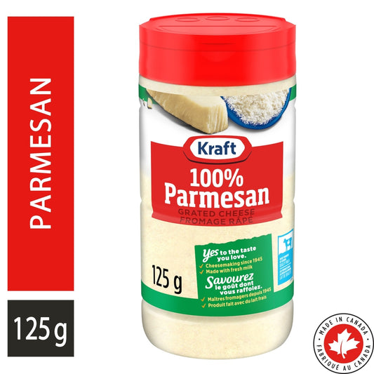 Kraft Grated Parmesan Cheese, 125 g