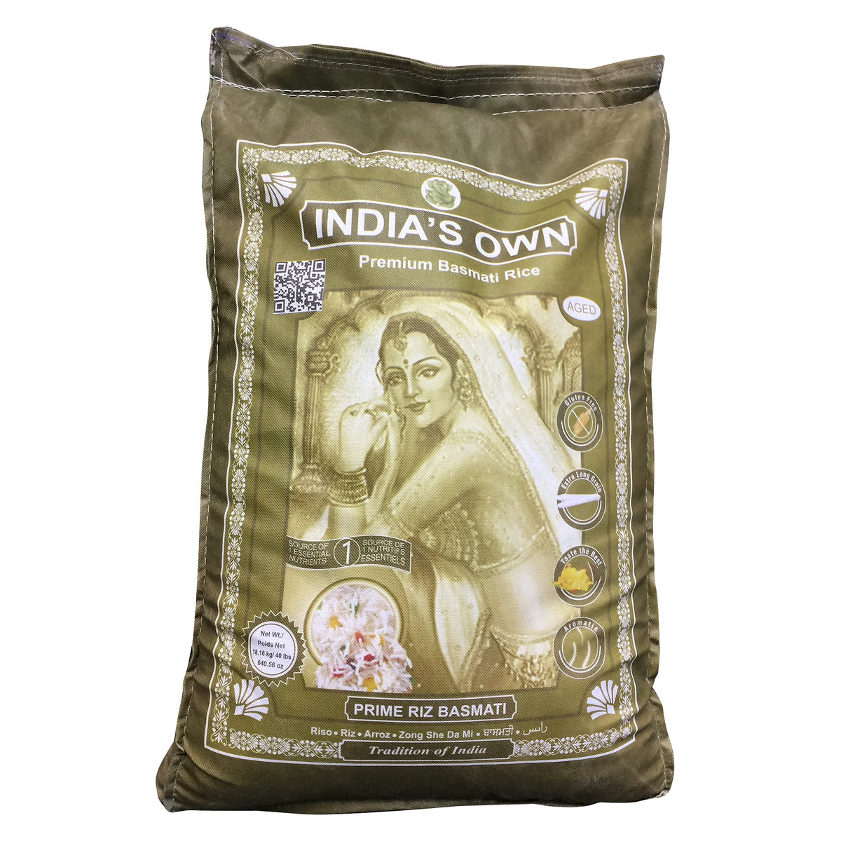 India's Own Premium Basmati Rice, 18.14 kg