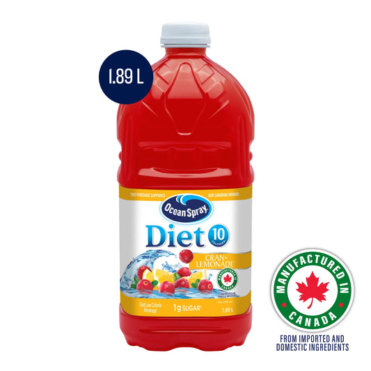 Ocean Spray Diet Cran-Lemonade Juice Drink, 1.89 L
