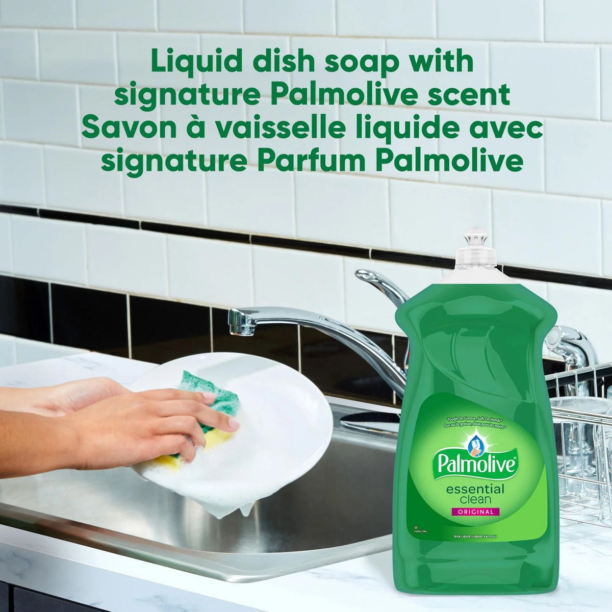 Palmolive Essential Clean Liquid Dish Soap, Original Scent, 473 mL