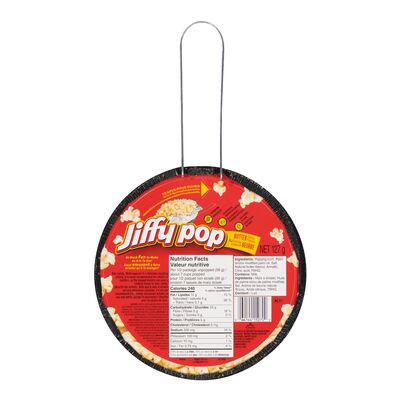 Jiffy Pop Butter Flavoured Popping Corn, 127 g
