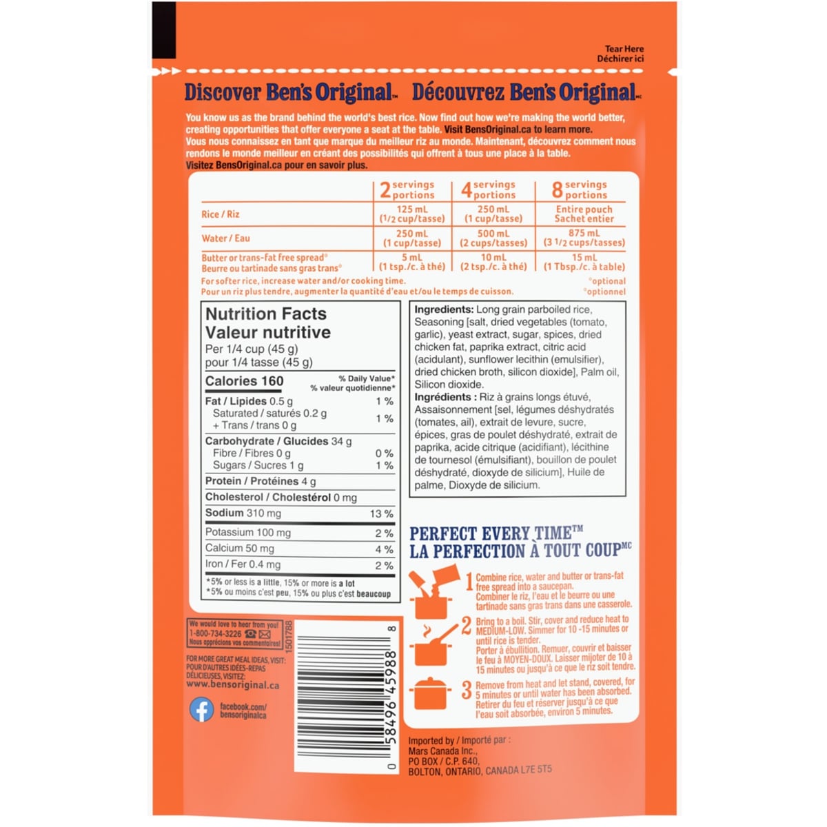 Ben's Original Natural Select Mexican Style Rice, 397 g