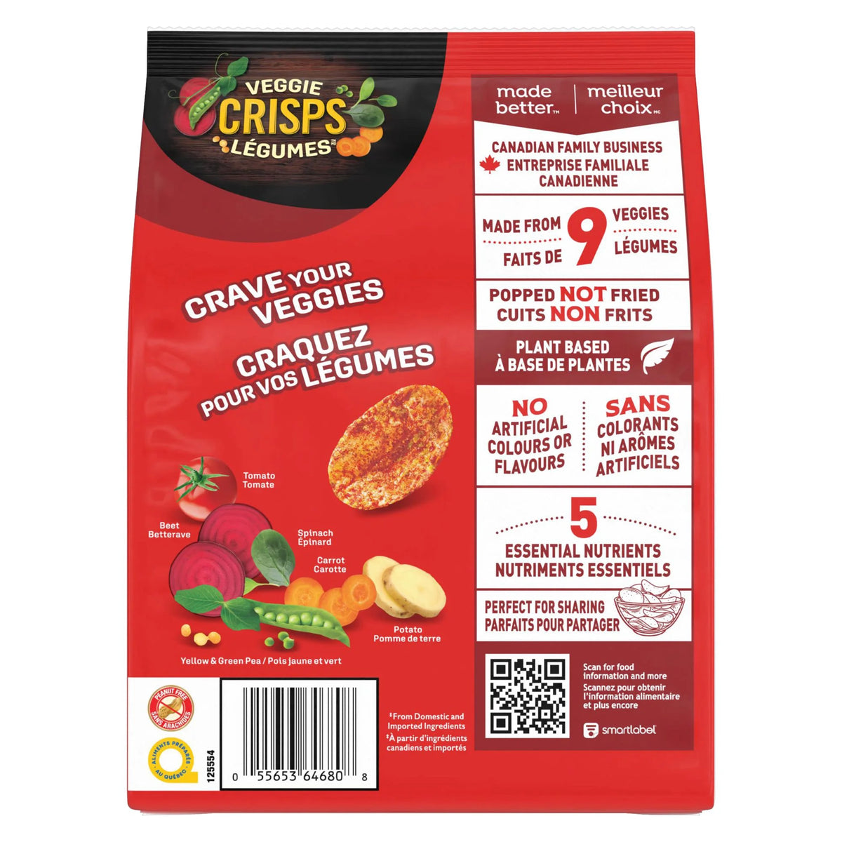 Dare Veggie Crisps Ketchup, 100 g