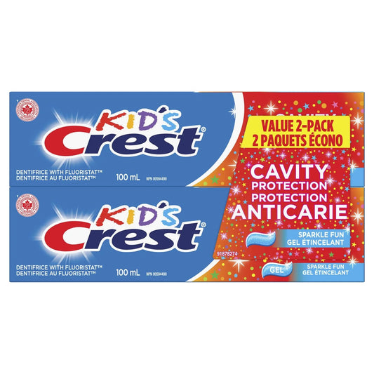 Crest Kids Cavity Protection Toothpaste, Sparkle Fun Flavor, 100 mL