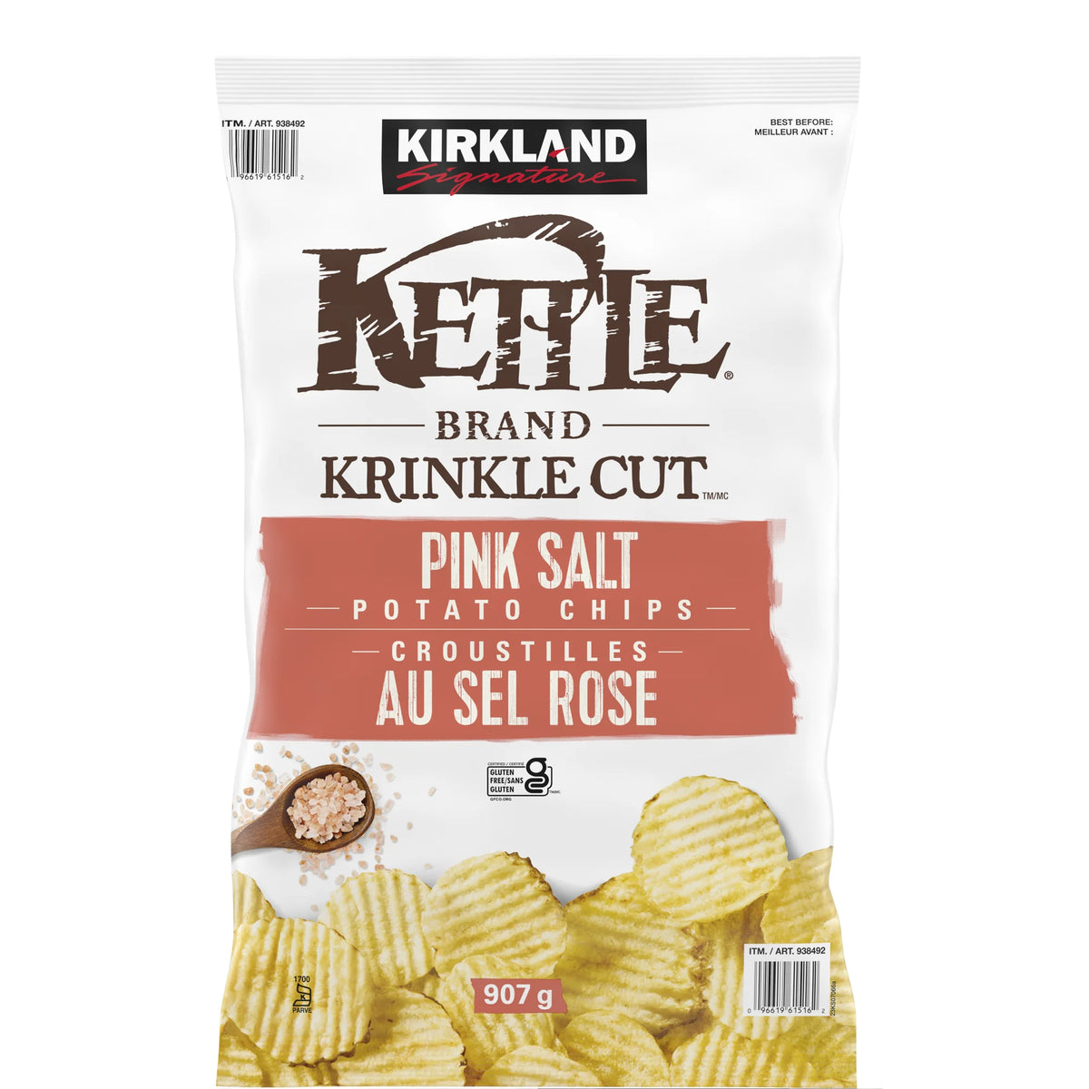 Kirkland Signature Himalayan Salt Kettle Chips, 907 g