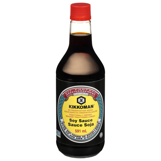 Kikkoman Soy Sauce, 591 mL