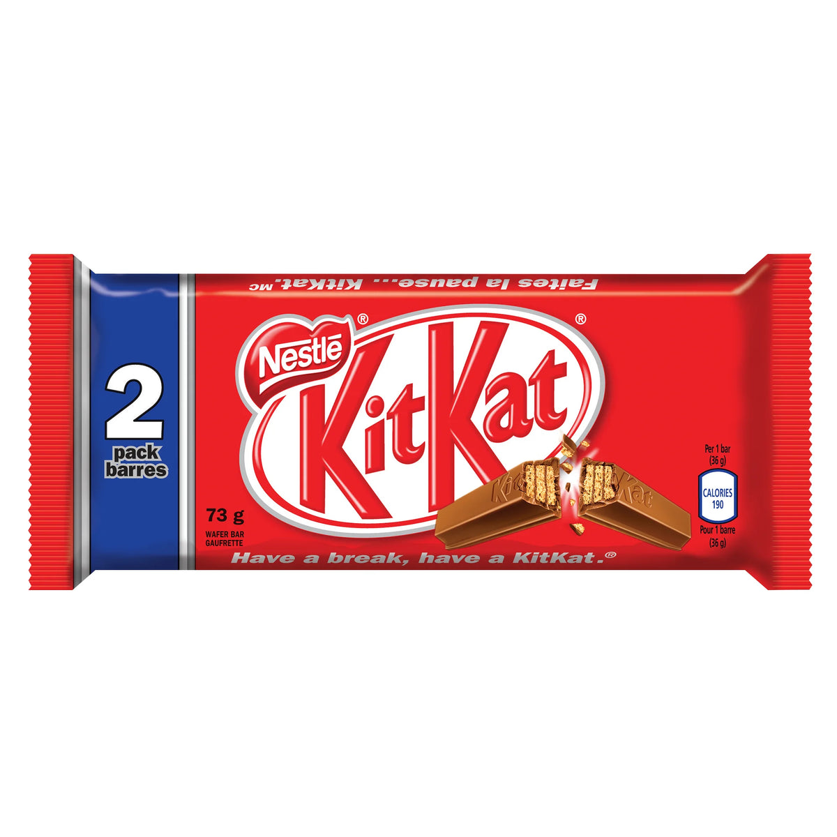 Kit Kat King Size Chocolate Wafer Bars, 24 × 73 g