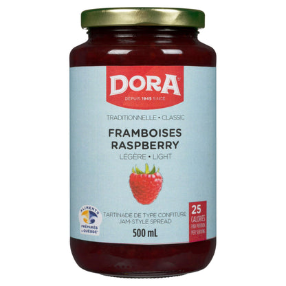 Dora Raspberry Traditional Light Spread, 500 mL