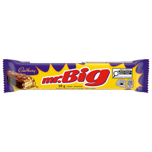 CADBURY MR. BIG Chocolatey Candy Bar, 50 g