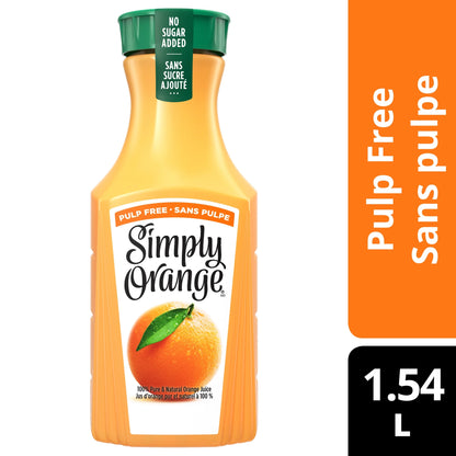 Simply Orange Pulp Free Juice, 1.54 L