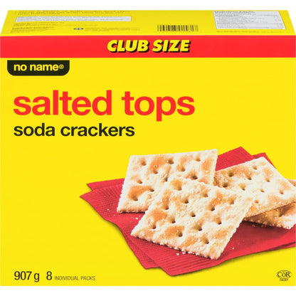 No Name Salted Tops Soda Crackers, 907 g