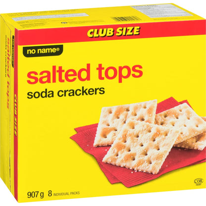 No Name Salted Tops Soda Crackers, 907 g