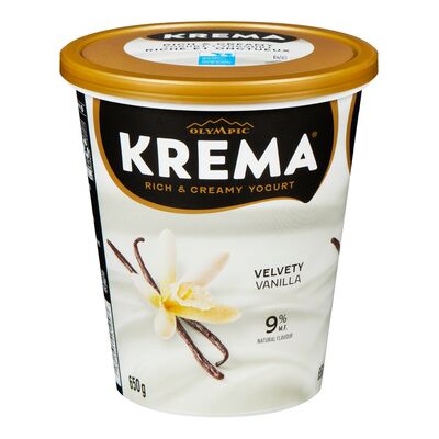 Olympic Krema 9% Vanilla Greek Yogurt, 650 g