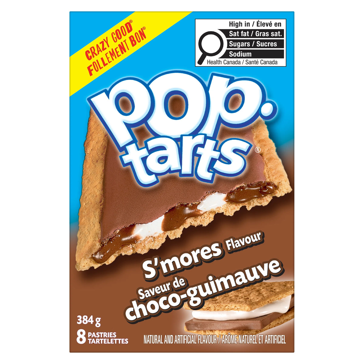 Pop-Tarts S'mores Toaster Pastries, 384 g