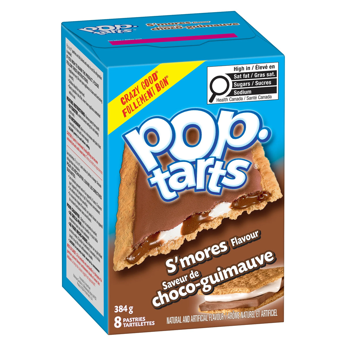 Pop-Tarts S'mores Toaster Pastries, 384 g