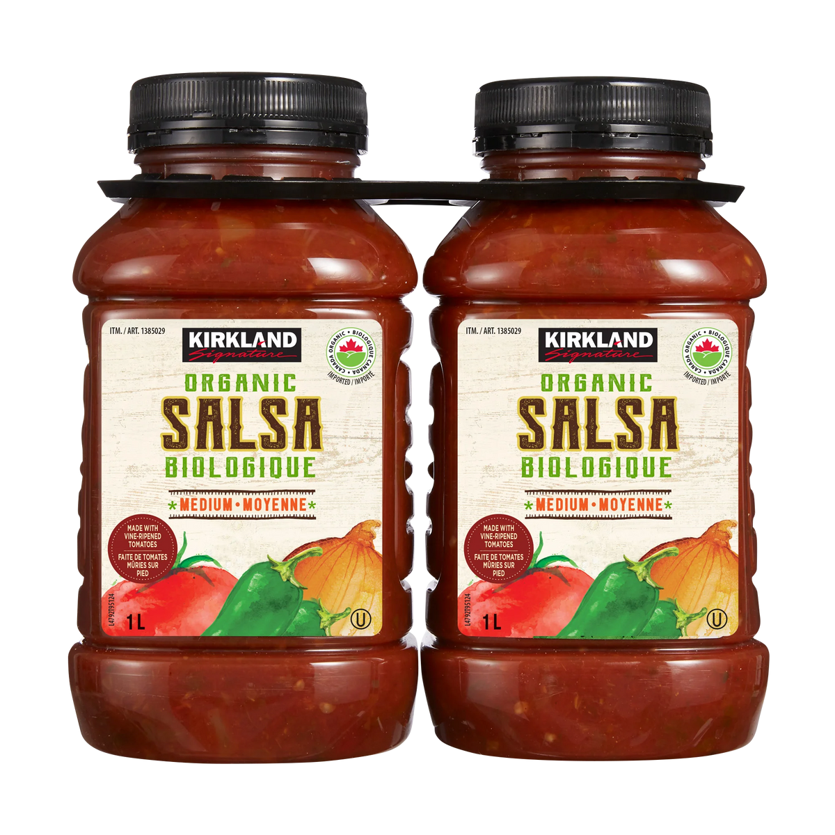 Kirkland Signature Organic Salsa, 2 × 1 L