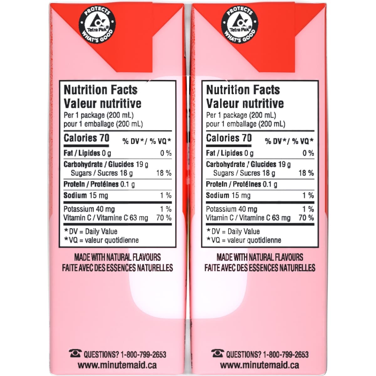 Minute Maid Fruit Punch Juice Cocktail Cartons, 10 × 200 mL