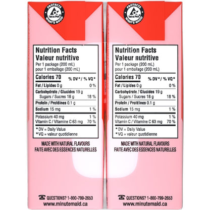 Minute Maid Fruit Punch Juice Cocktail Cartons, 10 × 200 mL