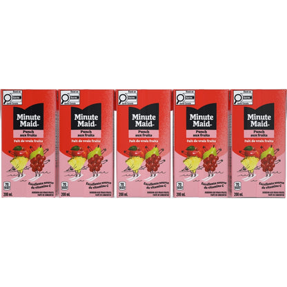 Minute Maid Fruit Punch Juice Cocktail Cartons, 10 × 200 mL