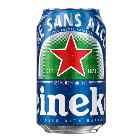 Heineken 0% Alcohol-Free Beer, 24 × 330 mL