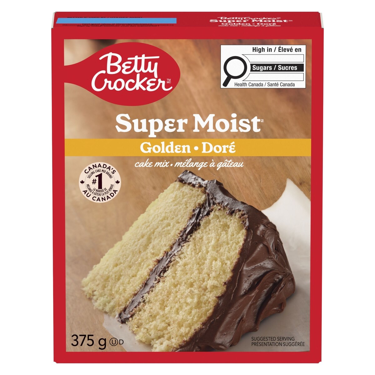 Betty Crocker SuperMoist Cake Mix Golden, 375 g