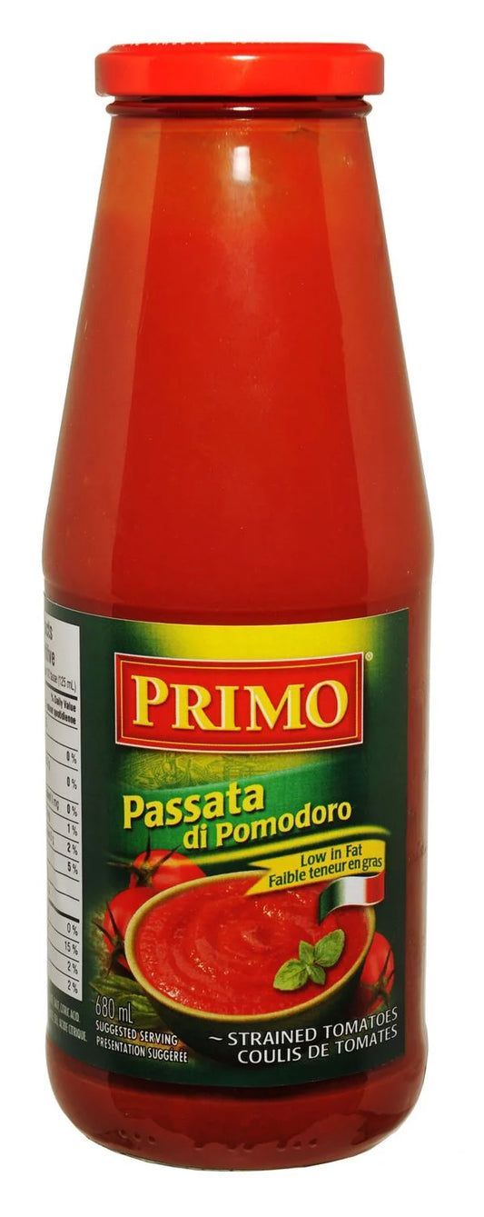 Primo Passata di Pomodoro Strained Tomatoes Pasta Sauce, 680 mL