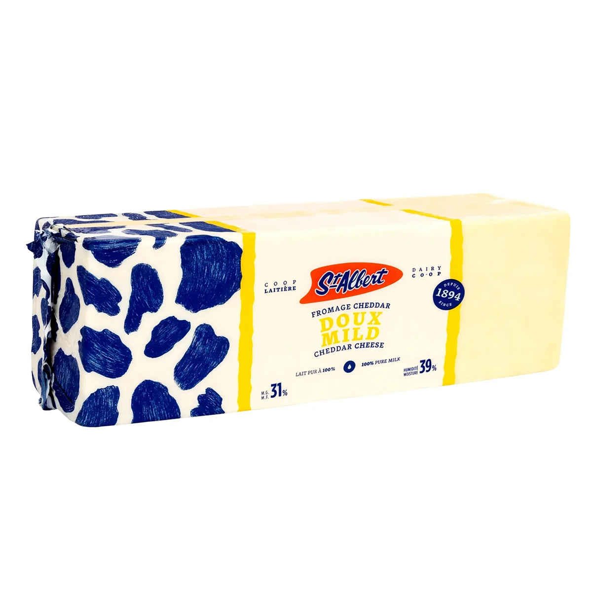 St-Albert Mild White Cheddar Cheese, 2.27 kg