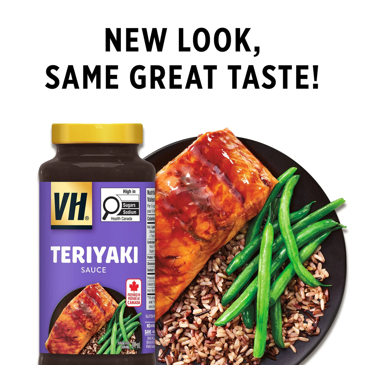 VH Gluten Free Teriyaki Marinade Sauce, 341 mL