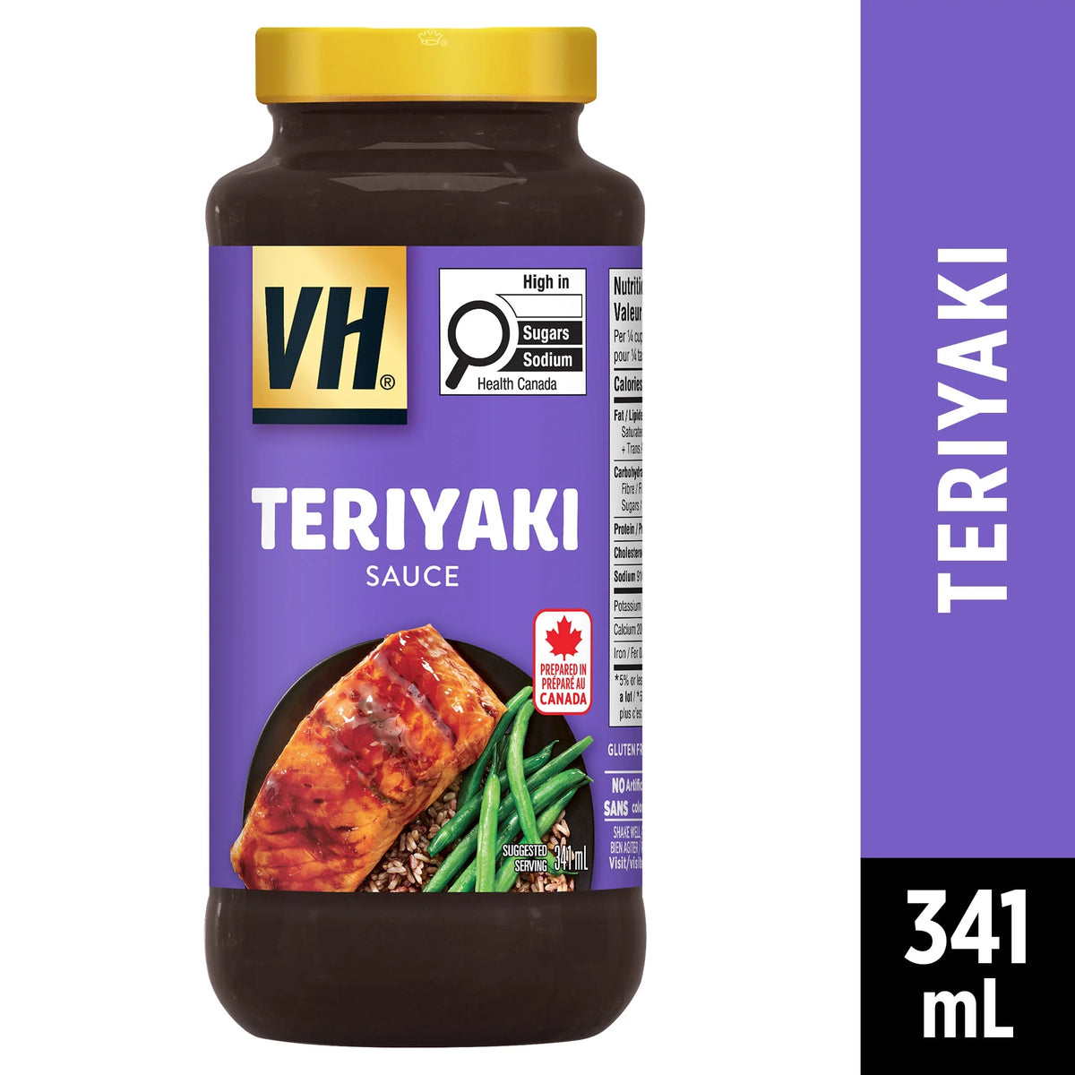 VH Gluten Free Teriyaki Marinade Sauce, 341 mL