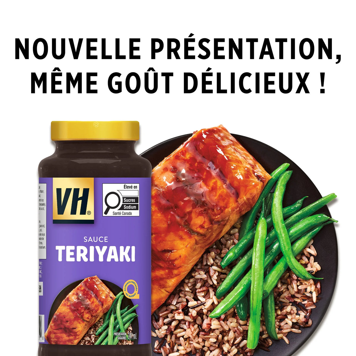 VH Gluten Free Teriyaki Marinade Sauce, 341 mL