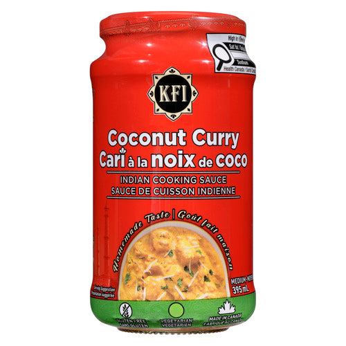 KFI Cooking Sauce Coconut Curry, 375 mL