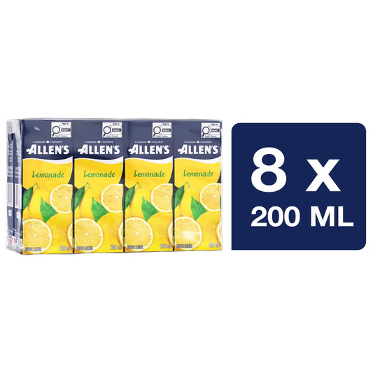 Allen's Lemonade Juice Boxes, 8 × 200 mL