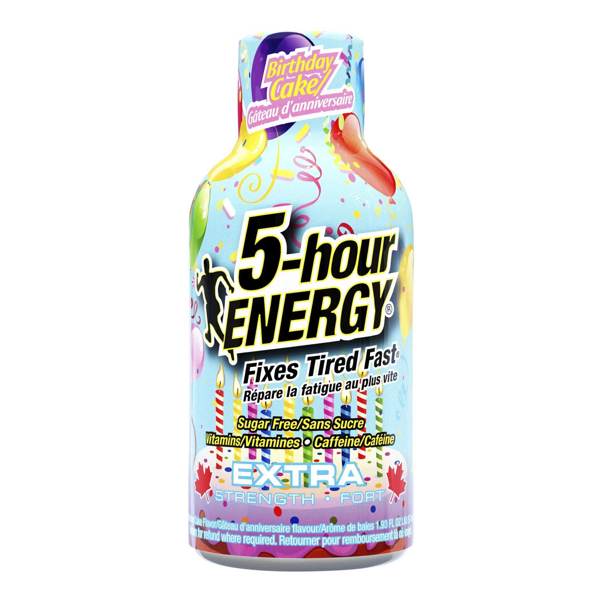 5 Hour Energy Birthday Cake Extra Strength, 12 × 57 mL