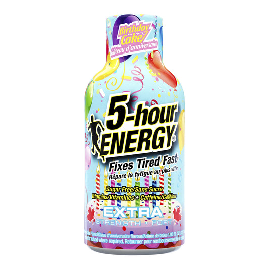 5 Hour Energy Birthday Cake Extra Strength, 12 × 57 mL
