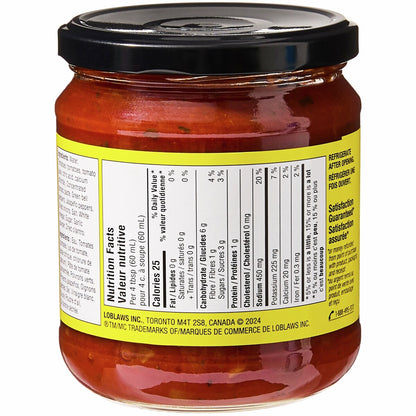 No Name Medium Salsa, 430 mL