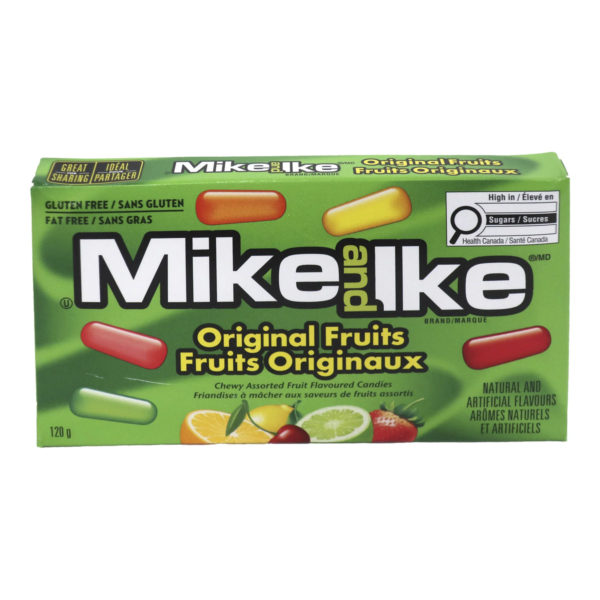 Mike and Ike Original Fruits, 12 × 120 g
