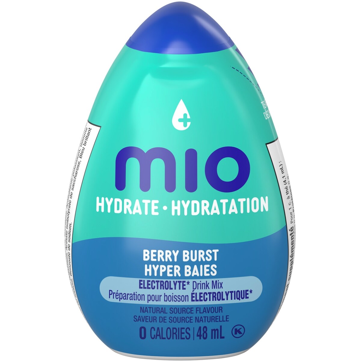 MiO Hydrate Berry Burst Electrolyte Drink Mix, 48 mL