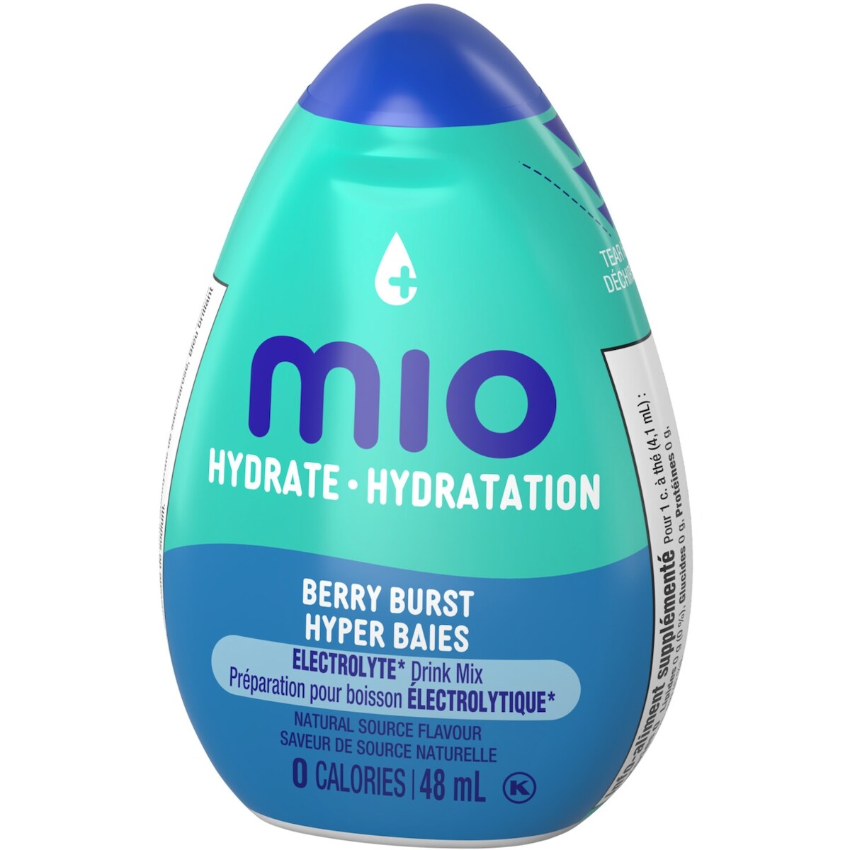 MiO Hydrate Berry Burst Electrolyte Drink Mix, 48 mL