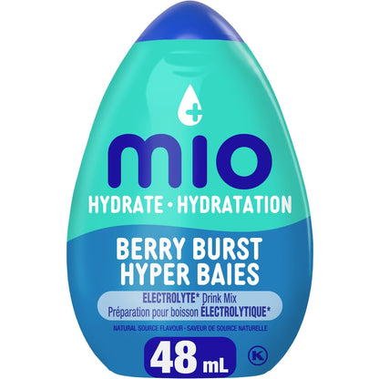 MiO Hydrate Berry Burst Electrolyte Drink Mix, 48 mL