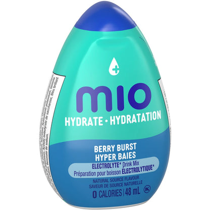 MiO Hydrate Berry Burst Electrolyte Drink Mix, 48 mL