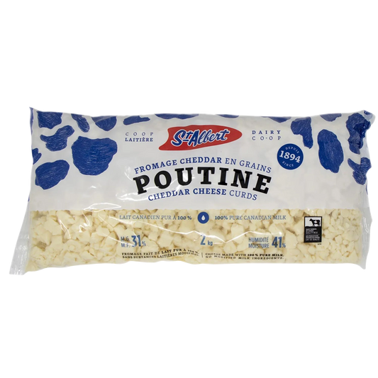 St-Albert Cheddar Cheese Curds, 2 kg