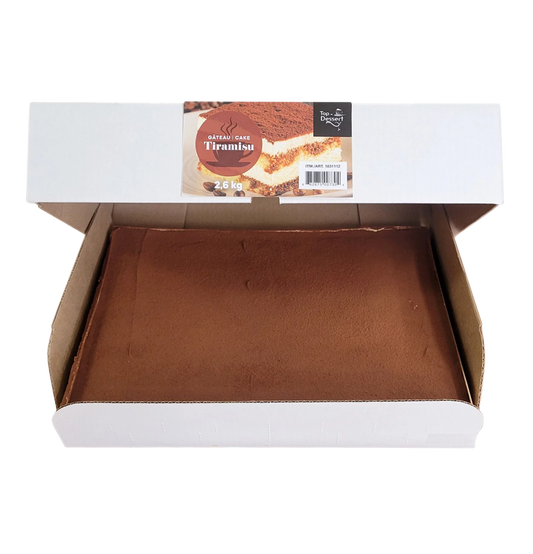 Top Dessert Frozen Tiramisu Sheet Cake, 2.6 kg