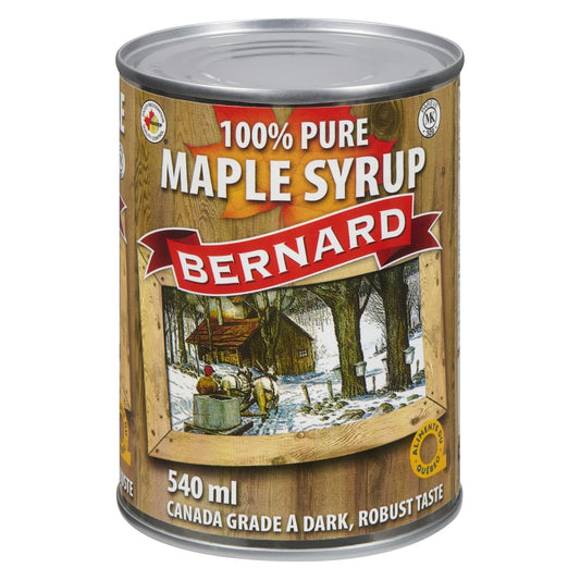 Bernard Dark Maple Syrup, 540 mL