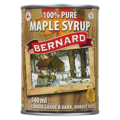 Bernard Dark Maple Syrup, 540 mL