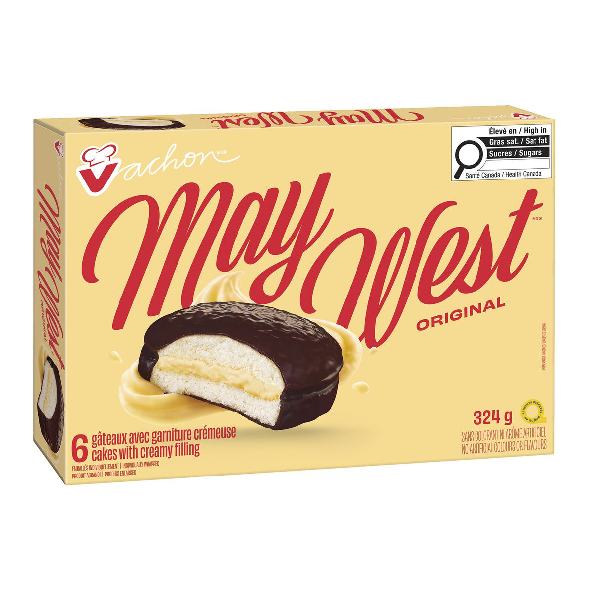 Vachon May West The Original Cakes, 324 g