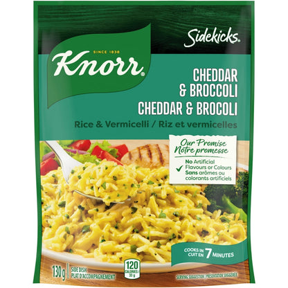 Knorr Sidekicks Cheddar & Broccoli Rice Side Dish, 130 g