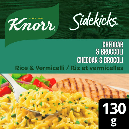 Knorr Sidekicks Cheddar & Broccoli Rice Side Dish, 130 g