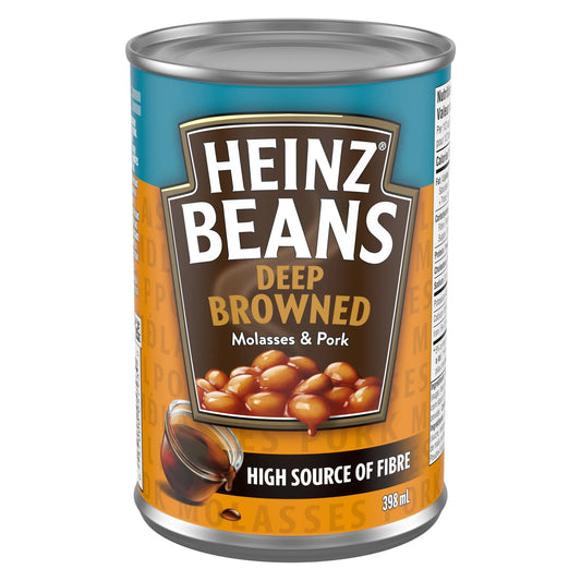 Heinz Deep-Browned Beans with Pork & Molasses Can, 398 mL